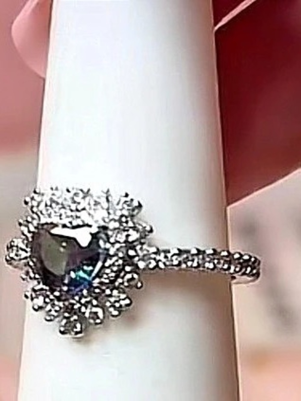Bomb Party June 2026 Hearts On Fire Lab-Created Alexandrite Ring size 7